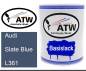 Preview: Audi, Slate Blue, L361: 1L Lackdose, von ATW Autoteile West.